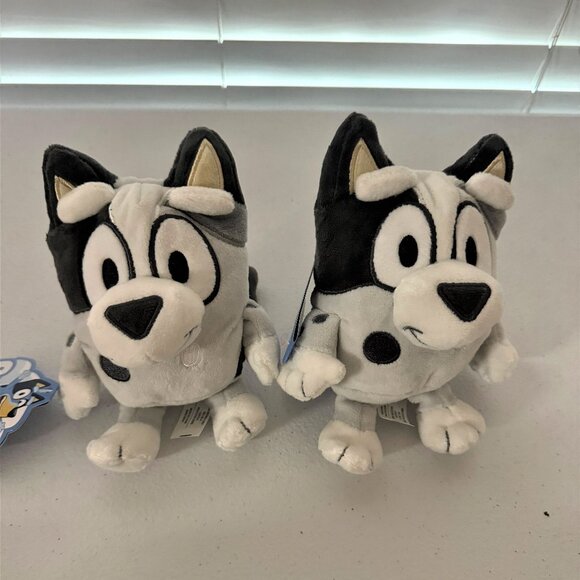 Bluey Other - Bluey Friends - Muffin Plush Soft and Cuddle Stuffed Toy - Bundle of 2